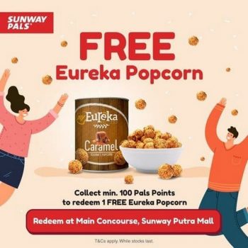 Sunway-Pals-Free-Eureka-Popcorn-350x350 - Kuala Lumpur Others Promotions & Freebies Selangor 