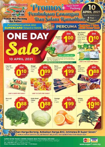 Super-Seven-Opening-Promotion-at-Taman-Mas-Puchong-350x490 - Promotions & Freebies Selangor Supermarket & Hypermarket 