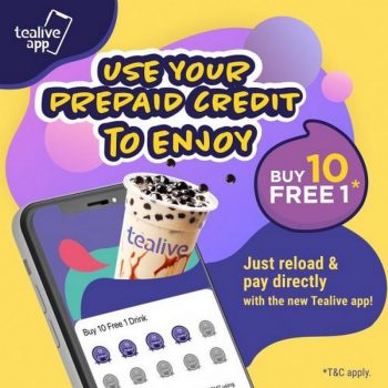 Tealive-Buy-10-Free-1-Promotion-350x350 - Beverages Food , Restaurant & Pub Johor Kedah Kelantan Kuala Lumpur Melaka Negeri Sembilan Online Store Pahang Penang Perak Perlis Promotions & Freebies Putrajaya Sabah Sarawak Selangor Terengganu 