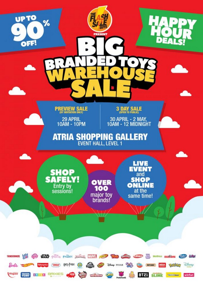 29 Apr 2 May 21 The Flash Sale Guys Big Branded Toys Warehouse Sale At Atria Shopping Gallery Everydayonsales Com 29 Apr 2 May 21 The Flash Sale Guys Big Branded Toys Warehouse Sale At Atria Shopping Gallery Everydayonsales Com