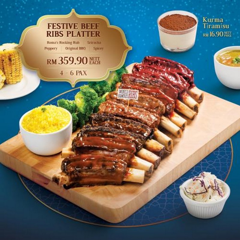 21 Apr 2021 Onward Tony Roma S Festive Flavours Menu Promo Everydayonsales Com