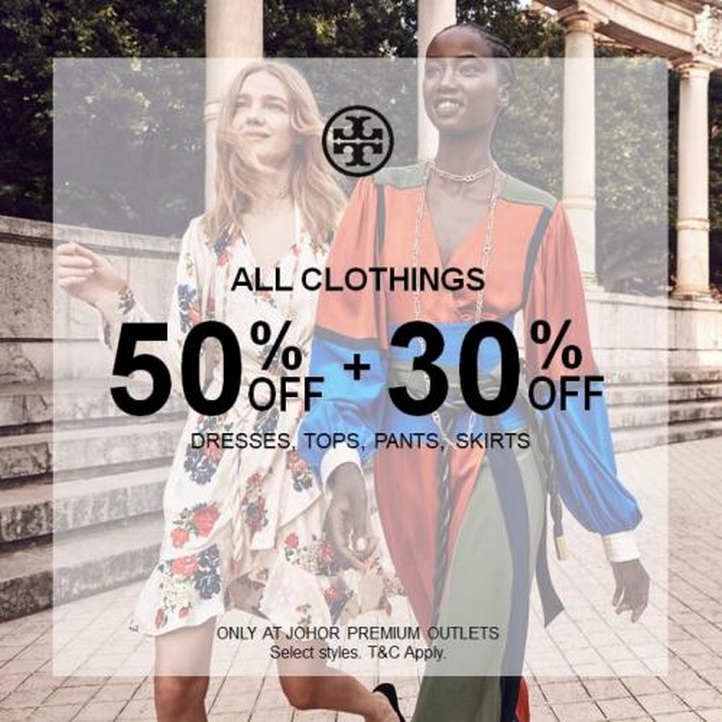 1-30 Apr 2021: Tory Burch Special Sale at Johor Premium Outlets -  