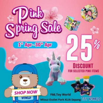 Toy-World-Pink-Spring-Sale-at-Mitsui-Outlet-Park-350x350 - Baby & Kids & Parenting Malaysia Sales Selangor Toys 