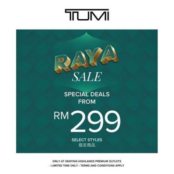 30 Apr2 May 2021 Tumi Special Sale at Genting Highlands Premium