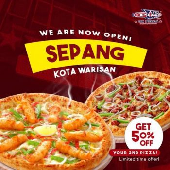 US-Pizza-Opening-Promotion-at-Kota-Warisan-Sepang-350x350 - Beverages Food , Restaurant & Pub Pizza Promotions & Freebies Selangor 