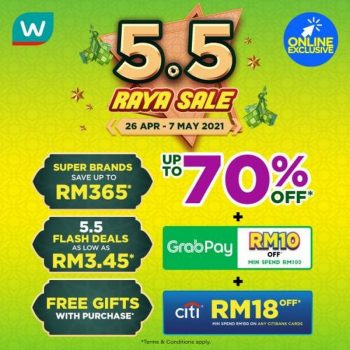 Watsons-Online-5.5-Raya-Sale-5-350x350 - Beauty & Health Health Supplements Johor Kedah Kelantan Kuala Lumpur Malaysia Sales Melaka Negeri Sembilan Pahang Penang Perak Perlis Personal Care Putrajaya Sabah Sarawak Selangor Terengganu 