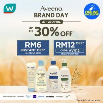 Watsons-Online-Aveeno-Brand-Day-Sale-350x350 - Beauty & Health Health Supplements Johor Kedah Kelantan Kuala Lumpur Malaysia Sales Melaka Negeri Sembilan Online Store Pahang Penang Perak Perlis Personal Care Putrajaya Sabah Sarawak Selangor Skincare Terengganu 