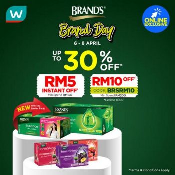 Watsons-Online-Brands-Brand-Day-Sale-350x350 - Beauty & Health Health Supplements Johor Kedah Kelantan Kuala Lumpur Malaysia Sales Melaka Negeri Sembilan Pahang Penang Perak Perlis Personal Care Putrajaya Sabah Sarawak Selangor Terengganu 