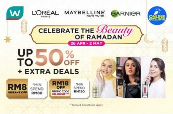 Watsons-Online-Loreal-Maybelline-Garnier-Ramadan-Sale-350x232 - Beauty & Health Health Supplements Johor Kedah Kelantan Kuala Lumpur Malaysia Sales Melaka Negeri Sembilan Online Store Pahang Penang Perak Perlis Personal Care Putrajaya Sabah Sarawak Selangor Terengganu 