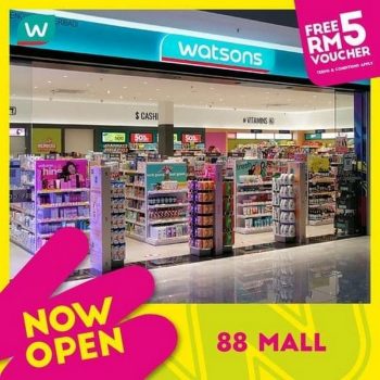 Watsons-Opening-Promo-at-88-Mall-350x350 - Beauty & Health Health Supplements Personal Care Promotions & Freebies Sabah 