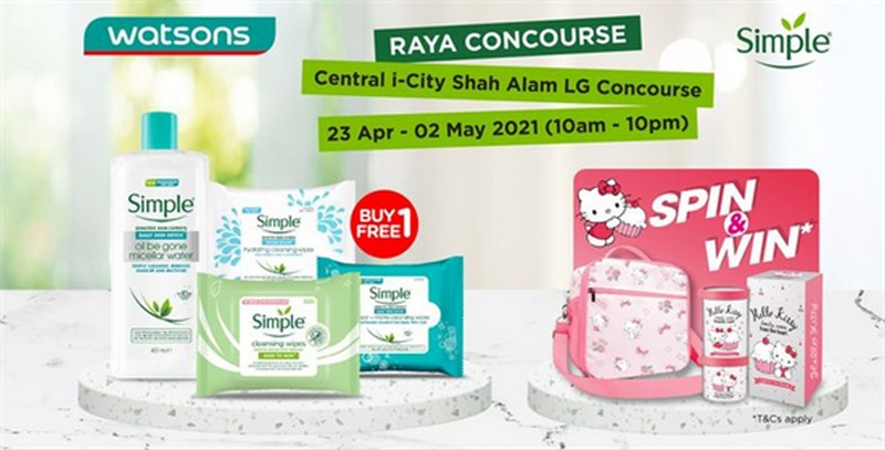 23 Apr3 May 2021 Watsons Simple Raya Concourse at Central ICity