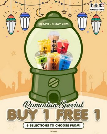 Xing-Fu-Tang-Ramadan-Buy-1-Free-1-Promotion-350x438 - Beverages Food , Restaurant & Pub Johor Kedah Kelantan Kuala Lumpur Melaka Negeri Sembilan Pahang Penang Perak Perlis Promotions & Freebies Putrajaya Sabah Sarawak Selangor Terengganu 