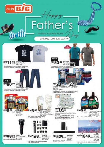 AEON-BiG-Fathers-Day-Promotion-350x495 - Johor Kedah Kelantan Kuala Lumpur Melaka Negeri Sembilan Pahang Penang Perak Perlis Promotions & Freebies Putrajaya Sabah Sarawak Selangor Supermarket & Hypermarket Terengganu 