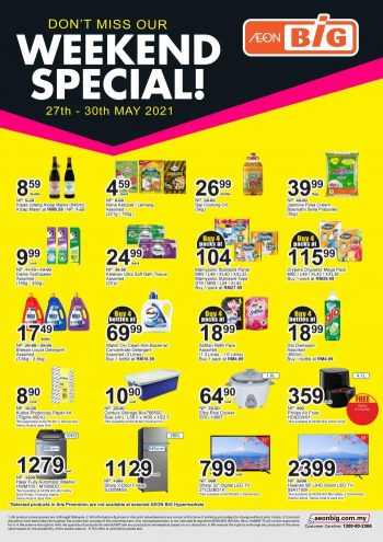 AEON-BiG-Weekend-Promotion-1-3-350x495 - Johor Kedah Kelantan Kuala Lumpur Melaka Negeri Sembilan Pahang Penang Perak Perlis Promotions & Freebies Putrajaya Sabah Sarawak Selangor Supermarket & Hypermarket Terengganu 