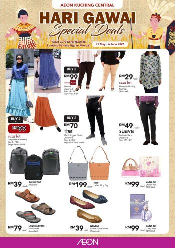 AEON-Hari-Gawai-Promotion-at-Kuching-Central-1-350x495 - Promotions & Freebies Sarawak Supermarket & Hypermarket 
