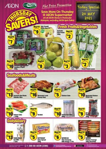 AEON-Supermarket-Thursday-Savers-Promotion-2-350x494 - Johor Kedah Kelantan Kuala Lumpur Melaka Negeri Sembilan Pahang Penang Perak Perlis Promotions & Freebies Putrajaya Sabah Sarawak Selangor Supermarket & Hypermarket Terengganu 