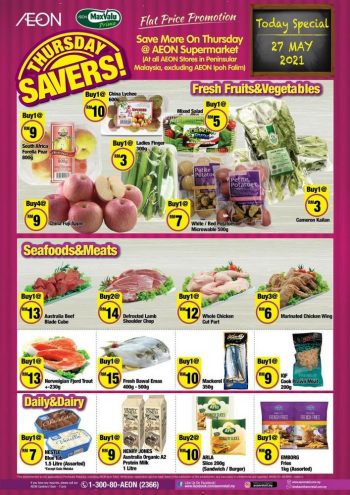 AEON-Supermarket-Thursday-Savers-Promotion-3-350x495 - Johor Kedah Kelantan Kuala Lumpur Melaka Negeri Sembilan Online Store Pahang Penang Perak Perlis Promotions & Freebies Putrajaya Sabah Sarawak Selangor Supermarket & Hypermarket Terengganu 