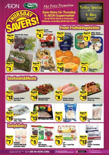 AEON-Supermarket-Thursday-Savers-Promotion-350x494 - Johor Kedah Kelantan Kuala Lumpur Melaka Negeri Sembilan Pahang Penang Perak Perlis Promotions & Freebies Putrajaya Sabah Sarawak Selangor Supermarket & Hypermarket Terengganu 