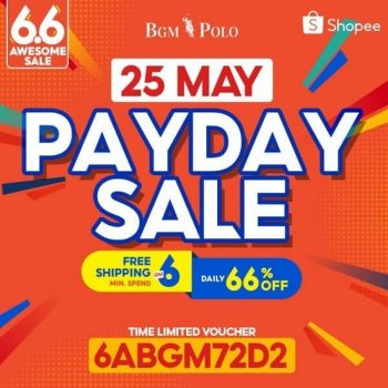 BGM-POLO-Payday-Sale-on-Shopee-350x350 - Apparels Fashion Accessories Fashion Lifestyle & Department Store Johor Kedah Kelantan Kuala Lumpur Malaysia Sales Melaka Negeri Sembilan Online Store Pahang Penang Perak Perlis Putrajaya Sabah Sarawak Selangor Terengganu 