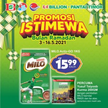 BILLION-Pantai-Timor-Milo-Ramadan-Promotion-1-350x350 - Johor Kedah Kelantan Kuala Lumpur Melaka Negeri Sembilan Pahang Penang Perak Perlis Promotions & Freebies Putrajaya Sabah Sarawak Selangor Supermarket & Hypermarket Terengganu 