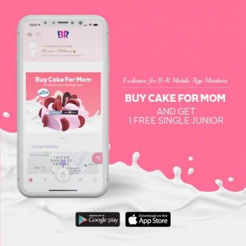 Baskin-Robbins-Mothers-Day-Free-Single-Junior-Promotion-350x350 - Beverages Food , Restaurant & Pub Ice Cream Johor Kedah Kelantan Kuala Lumpur Melaka Negeri Sembilan Pahang Penang Perak Perlis Promotions & Freebies Putrajaya Sabah Sarawak Selangor Terengganu 