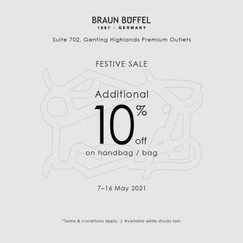 Braun-Buffel-Special-Sale-at-Genting-Highlands-Premium-Outlets-350x350 - Fashion Accessories Fashion Lifestyle & Department Store Malaysia Sales Pahang 