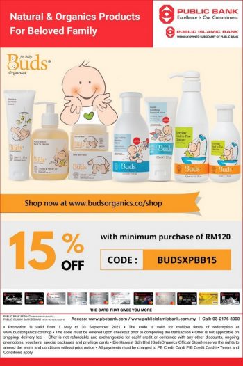 Buds-Organics-GWP-Promotion-with-Public-Bank-350x526 - Baby & Kids & Parenting Babycare Bank & Finance Beauty & Health Johor Kedah Kelantan Kuala Lumpur Melaka Negeri Sembilan Online Store Pahang Penang Perak Perlis Personal Care Promotions & Freebies Public Bank Putrajaya Sabah Sarawak Selangor Terengganu 