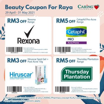 Caring-Pharmacy-Beauty-Coupon-for-Raya-Promotion-3-350x350 - Beauty & Health Health Supplements Johor Kedah Kelantan Kuala Lumpur Melaka Negeri Sembilan Pahang Penang Perak Perlis Personal Care Promotions & Freebies Putrajaya Sabah Sarawak Selangor Terengganu 