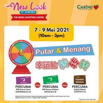 Caring-Pharmacy-The-Mines-New-Look-Promotion-1-350x349 - Beauty & Health Health Supplements Personal Care Promotions & Freebies Selangor 