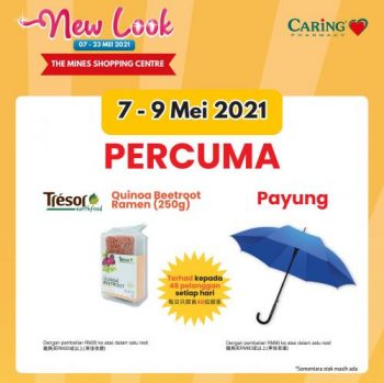 Caring-Pharmacy-The-Mines-New-Look-Promotion-2-350x349 - Beauty & Health Health Supplements Personal Care Promotions & Freebies Selangor 