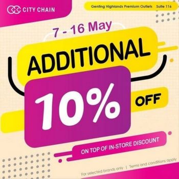 City-Chain-Special-Sale-at-Genting-Highlands-Premium-Outlets-350x350 - Fashion Lifestyle & Department Store Malaysia Sales Pahang Watches 