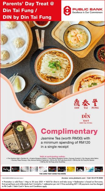 Din-Tai-Fung-Parents-Day-Promotion-with-Public-Bank-346x625 - Bank & Finance Beverages Food , Restaurant & Pub Johor Kuala Lumpur Pahang Penang Promotions & Freebies Public Bank Selangor 