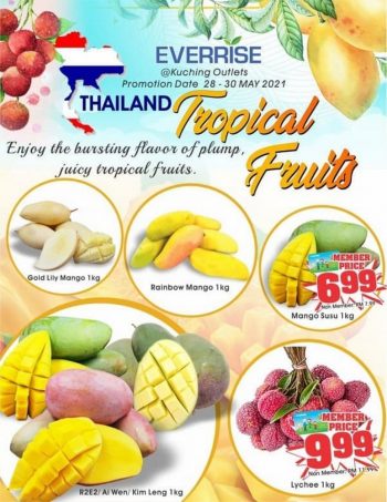 Everrise-Thailand-Tropical-Fruits-Promotion-at-CityONE-Megamall-350x453 - Promotions & Freebies Sarawak Supermarket & Hypermarket 