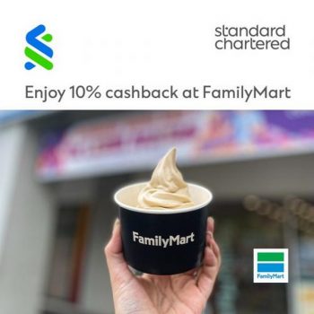 FamilyMart-Standard-Chartered-Credit-Card-Cashback-Promotion-350x350 - Johor Kedah Kelantan Kuala Lumpur Melaka Negeri Sembilan Pahang Penang Perak Perlis Promotions & Freebies Putrajaya Sabah Sarawak Selangor Supermarket & Hypermarket Terengganu 