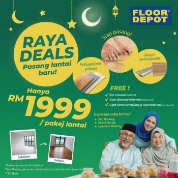 Floor-Depot-Raya-Deals-1-350x350 - Flooring Home & Garden & Tools Johor Kedah Kelantan Kuala Lumpur Melaka Negeri Sembilan Online Store Pahang Penang Perak Perlis Promotions & Freebies Putrajaya Sabah Sarawak Selangor Terengganu 