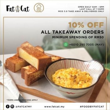 Food-by-Fat-Cat-10-off-Promo-1-350x350 - Beverages Food , Restaurant & Pub Promotions & Freebies Selangor 