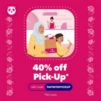 FoodPanda-Pick-Up-40-OFF-Promo-Code-350x350 - Beverages Food , Restaurant & Pub Johor Kedah Kelantan Kuala Lumpur Melaka Negeri Sembilan Pahang Penang Perak Perlis Promotions & Freebies Putrajaya Sabah Sarawak Selangor Terengganu 