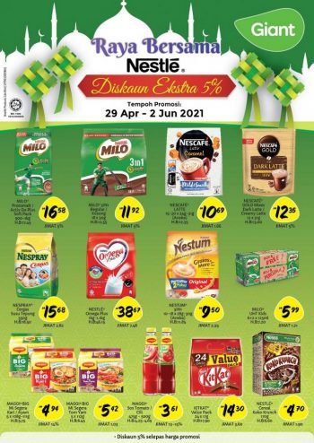 Giant-Nestle-Raya-Promotion-350x494 - Johor Kedah Kelantan Kuala Lumpur Melaka Negeri Sembilan Pahang Penang Perak Perlis Promotions & Freebies Putrajaya Sabah Sarawak Selangor Supermarket & Hypermarket Terengganu 