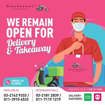 Grandmamas-Delivery-and-Takeaway-Promo-350x350 - Beverages Food , Restaurant & Pub Kuala Lumpur Promotions & Freebies Selangor 