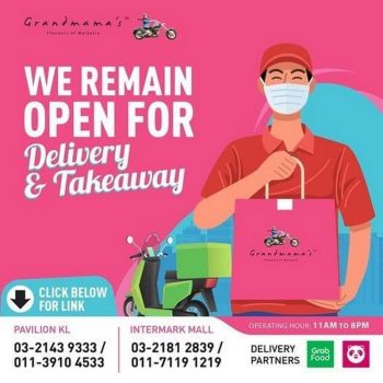 Grandmamas-Takeaway-Delivery-Promo-350x350 - Beverages Food , Restaurant & Pub Johor Kedah Kelantan Kuala Lumpur Melaka Negeri Sembilan Online Store Pahang Penang Perak Perlis Promotions & Freebies Putrajaya Sabah Sarawak Selangor Terengganu 