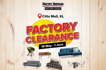 Harvey-Norman-Furniture-and-Bedding-Factory-Clearance-Sale-at-Citta-Mall-350x232 - Beddings Furniture Home & Garden & Tools Home Decor Selangor Warehouse Sale & Clearance in Malaysia 