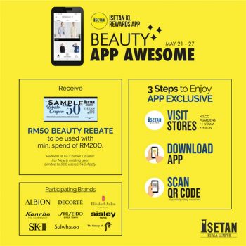 Isetan-Beauty-App-Awesome-350x350 - Kuala Lumpur Others Promotions & Freebies Selangor 