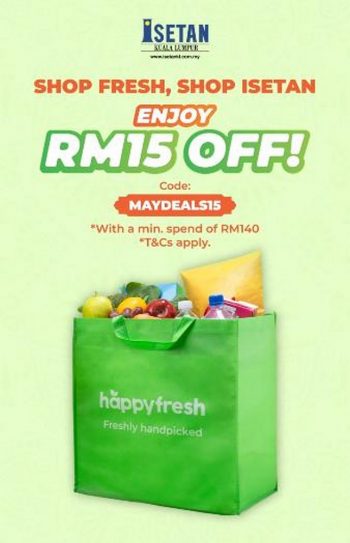 Isetan-RM15-OFF-Promo-Code-on-Happy-Fresh-350x543 - Johor Kedah Kelantan Kuala Lumpur Melaka Negeri Sembilan Online Store Pahang Penang Perak Perlis Promotions & Freebies Putrajaya Sabah Sarawak Selangor Supermarket & Hypermarket Terengganu 