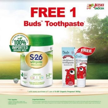 Jaya-Grocer-Free-1-Buds-Toothpaste-Promo-350x348 - Johor Kedah Kelantan Kuala Lumpur Melaka Negeri Sembilan Pahang Penang Perak Perlis Promotions & Freebies Putrajaya Sabah Sarawak Selangor Supermarket & Hypermarket Terengganu 