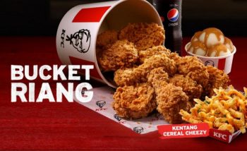 KFC-Bucket-Riang-Promo-350x214 - Beverages Food , Restaurant & Pub Johor Kedah Kelantan Kuala Lumpur Melaka Negeri Sembilan Pahang Penang Perak Perlis Promotions & Freebies Putrajaya Sabah Sarawak Selangor Terengganu 