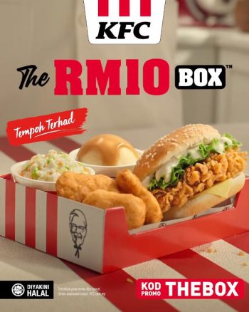 KFC-The-RM10-Box-Promotion-Promo-1-350x438 - Beverages Food , Restaurant & Pub Johor Kedah Kelantan Kuala Lumpur Melaka Negeri Sembilan Online Store Pahang Penang Perak Perlis Promotions & Freebies Putrajaya Sabah Sarawak Selangor Terengganu 