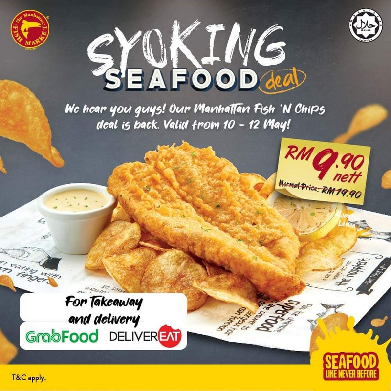 10 May 2021 Onward The Manhattan Fish Market Fish ‘N Chips Dory Promo