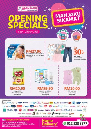 Manjaku-Opening-Promotion-at-Temerloh-Sikamat-5-350x495 - Baby & Kids & Parenting Babycare Negeri Sembilan Pahang Promotions & Freebies 