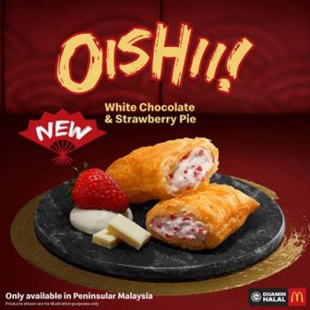 McDonalds-White-Chocolate-Strawberry-Pie-Promo-350x350 - Beverages Food , Restaurant & Pub Johor Kedah Kelantan Kuala Lumpur Melaka Negeri Sembilan Pahang Penang Perak Perlis Promotions & Freebies Putrajaya Sabah Sarawak Selangor Terengganu 