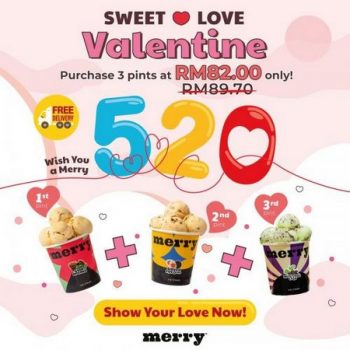 Merry-Ice-Cream-Sweet-Love-Valentine-Promotion-350x350 - Beverages Food , Restaurant & Pub Ice Cream Johor Kedah Kelantan Kuala Lumpur Melaka Negeri Sembilan Online Store Pahang Penang Perak Perlis Promotions & Freebies Putrajaya Sabah Sarawak Selangor Terengganu 